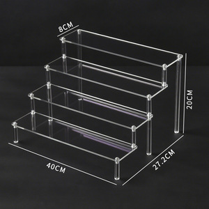 TP1001 <b>Acrylic</b> <b>Display</b> Stand 40x33.6x25cm 5 Tier Freestanding For Figurines Jewelry Perfumes - Product Image 2
