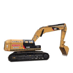 Utilizado para la excavadora anfibia pesada Cat 320D, buenas condiciones de trabajo, excavadora sobre orugas con componentes de bomba de núcleo - Product Image 1
