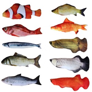 Kingtale Custom Fish-Shaped Chew Interactive Toys With <strong>Catnip</strong> - Product Image 1
