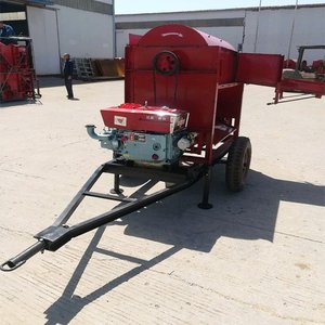 Full-feed Threshing Machine 125 Type Diesel Engine Rice Wheat Rapeseed Threshing Mobile Use - Product Image 1