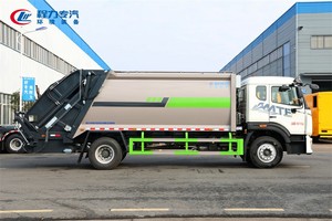 Camion à ordures compacteur Howo de 15 tonnes, camion de collecte des déchets urbains de grande capacité - Product Image 5
