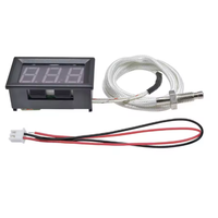 XH-B310 Termometer Digital LED 12V K-type M6 Termokopel Pengukur Suhu 30 ~ 800C
