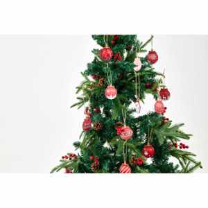 FCJ natale cartello in legno elegante palla & albero ornamenti per decorazioni Festive