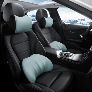 Cojín de <span class=keywords><strong>asiento</strong></span> de soporte <span class=keywords><strong>Lumbar</strong></span> para Interior de coche, <span class=keywords><strong>respaldo</strong></span> de espuma viscoelástica con cintura, reposacabezas, cojín, mejoras para el Interior del vehículo - Product Image 3