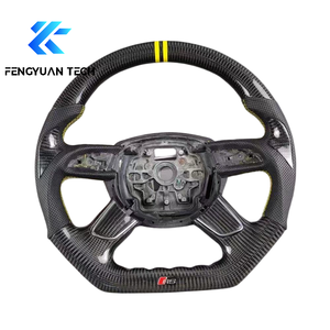 Volant de voiture en fibre de carbone forgée pour <span class=keywords><strong>Audi</strong></span> A3 8P A4L B8 <span class=keywords><strong>A5</strong></span> A6L C6 Q5 8R Q7 4L A3 8p A4 B9 Tts Mk2 A4 B7 S5 B8.5 Q3 S4 C7 - Product Image 5