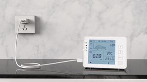 Monitor Inteligente de Calidad del Aire con WiFi, Medidor de CO2 Interior, Detector de Dióxido de Carbono para Dormitorio, Medidor de Temperatura y <span class=keywords><strong>Humedad</strong></span> - Product Image 5