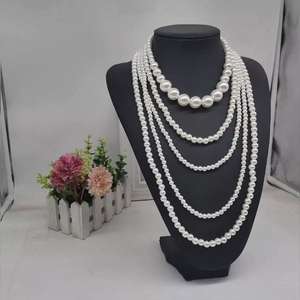 2025 nouveau tour de cou en perles plus tard avec motif de fleurs Sexy gros collier de perles en résine bijoux en alliage à la mode pour les anniversaires - Product Image 4