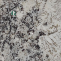 Plans de travail en granit blanc d'Alaska HDSTONE (tailles personnalisées) : Dalles de pierre naturelle polies de qualité supérieure pour îlots de cuisine et plans de travail