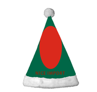 Chapeaux de Noël à la mode avec drapeau angolais, confortables et en peluche, pour adultes, pour les fêtes de Noël et du Nouvel An