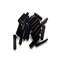 Cristal de tourmaline noire naturelle en forme de crayon, agate polie à facettes, pierre semi-précieuse pour l'art, les objets de collection et le Feng Shui