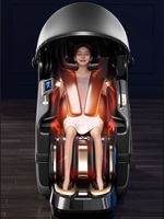Chaise de massage électrique à corps entier à double cœur, avec fonction de chauffage, de gravité zéro et de massage Shiatsu, confortable, étirement thaïlandais, chauffage du dos et des pieds, vente chaude