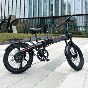 Precio de Fábrica, Bicicleta Eléctrica YIMI B06, 7 Velocidades, IPX5, Cuadro Resistente, Desplazamiento Urbano, Neumáticos Anchos Todoterreno, Plegable, YIMI B06, Neumáticos de 3.0 Pulgadas - Product Image 6