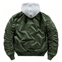 Nouvelle veste épaisse de style automne-hiver, fermeture éclair, réversible, à manches longues, formelle, à capuche, grande taille, en polyester/coton