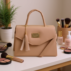 Bolso Bandolera de Maquillaje Lizeth de Fana Fashions, de Cuero, con Capacidad de 6-10L, Organizador Práctico para Artículos de Belleza - Product Image 2