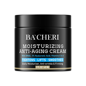 Crème Visage <span class=keywords><strong>Anti</strong></span>-Âge <span class=keywords><strong>Homme</strong></span> OEM ODM Marque Privée DMAE Acide Hyaluronique Vitamine E Hydratant Raffermissant <span class=keywords><strong>Soin</strong></span> de la Peau Fabricant - Product Image 1