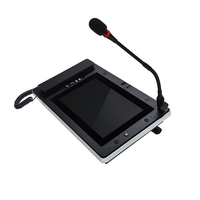Console de Répartition IP Station Maître IP JR-DS-02 Système de Gestion Téléphonique Écran Tactile Capacitif 10,1 Pouces Métal