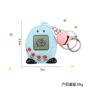 Llavero de Plástico con Pingüino de Dibujos Animados, Mini Juguete Electrónico, Juego de Mascota Virtual para Niños - Product Image 5