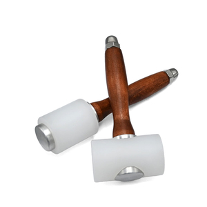 Maillet de maroquinerie en nylon pour le travail du cuir, du cuir de vachette et du cuir souple, avec manche en bois, pour le bricolage et la sculpture sur cuir - Product Image 6