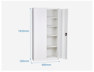 Hot Sale 2 Door Modern Office Metal <b>Storage</b> File Cabinet 4 Rack File Cabinet Home Warehouse <b>Workshop</b> Durable Steel - Product Image 3