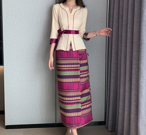 Tenue de massage pour femmes, vêtements d'<span class=keywords><strong>esthéticienne</strong></span> et de <span class=keywords><strong>esthéticienne</strong></span>, combinaison professionnelle, à manches mi-longues, deux pièces, collection printemps et été - Product Image 2