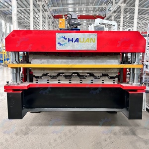 Stainless Steel Double-layer Roof <b>Tile</b> Manufacturing Equipment Double-layer <b>Tile</b> Pressing Machine - Product Image 4