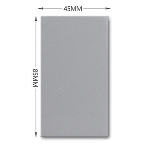Almohadilla Térmica de Silicona No Conductiva SNOWMAN 120*120*0.5 16.8W/mk, Nueva, para Refrigeración de <span class=keywords><strong>GPU</strong></span> y CPU, Uso a Altas Temperaturas - Product Image 5