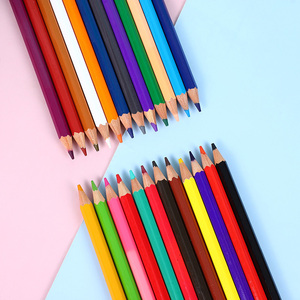 Lot de crayons multicolores à base d'huile pour enfants, lot de 24 pièces/boîte, papeterie <span class=keywords><strong>en</strong></span> gros - Product Image 3