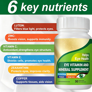 Cápsulas de Vitaminas y Minerales para la Salud Ocular OEM con Luteína y Zeaxantina para el Apoyo de la Visión y el Bienestar Visual - Product Image 3