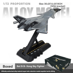 Modèle d'avion de chasse White Emperor à l'échelle 1:72, licence authentique du projet South Heaven <span class=keywords><strong>Gate</strong></span>, modèle en alliage de simulation, jouet de collection d'avions - Product Image 6