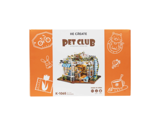 IIECREATE K-1065 Pet Club Kit <span class=keywords><strong>de</strong></span> <span class=keywords><strong>Casa</strong></span> en Miniatura para Adultos, Rompecabezas 3D <span class=keywords><strong>de</strong></span> Madera y Modelo <span class=keywords><strong>de</strong></span> Luz, <span class=keywords><strong>Casa</strong></span> <span class=keywords><strong>de</strong></span> <span class=keywords><strong>Muñecas</strong></span> - Product Image 6