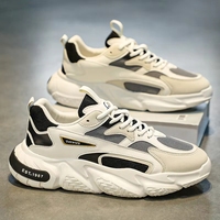 Chaussures pour hommes 2026 – Nouvelle collection hiver – Baskets décontractées à semelle épaisse, style jeune, tendance, polyvalentes, sport et mode papa
