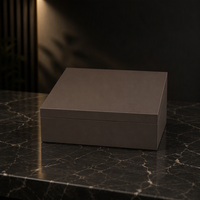 Boîte rigide personnalisée à ouverture latérale magnétique, boîte artisanale pour sachets de thé, pour cigares