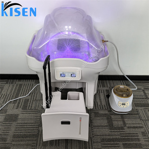 Kisen Top Design Head Spa <span class=keywords><strong>Pro</strong></span> Bassin de shampooing non classé Lavage des cheveux portable <span class=keywords><strong>Bac</strong></span> sans tuyau avec 2 réservoirs et chauffe-eau - Product Image 4