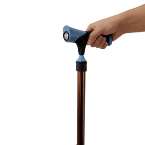 Canne réglable en alliage d'aluminium avec poignée légère et confortable pour le soutien à la marche des personnes âgées - Product Image 2