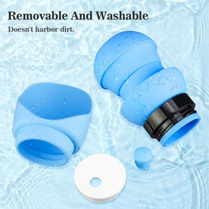 Accesorios para Mascotas, Taza para Perros, Botella Plegable para Mascotas de 550 ml, Silicona de Grado Alimenticio, Apta para Lavavajillas, Botella de Agua para Perros - Product Image 4