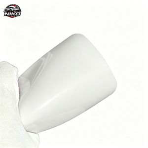 Film NIKO PET métallisé mat haute qualité, vinyle blanc piano, film de protection extérieur pour voiture, autocollants mats pour voiture, film de recouvrement - Product Image 2