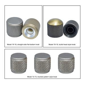 19*18mm 15*13mm tapa de perilla de aleación de aluminio de bronce perilla de potenciómetro giratorio de estilo nórdico para perillas de potenciómetro de amplificador personalizadas - Product Image 3