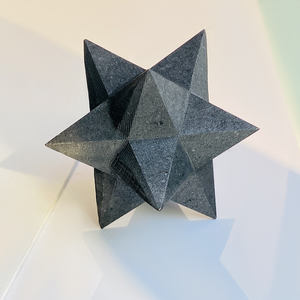 Grosir produk Spiritual kristal batu penyembuhan bintang Shungite ukiran untuk meditasi - Product Image 4