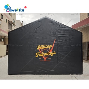 Tente de simulation de golf gonflable pour événements sportifs en plein air, imperméable, avec écran - Product Image 3