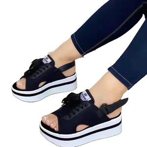 Women in Stock Thick-Soled Roman <b>Sandals</b> Summer Open-Toe Beach <b>Sandals</b> - Product Image 5