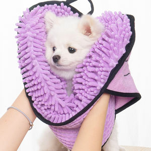 Chenille handuk pembersih hewan peliharaan cepat kering, handuk mandi anjing dapat dilipat ramah lingkungan - Product Image 1