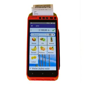 Android 11 4 gam <span class=keywords><strong>Wifi</strong></span> <span class=keywords><strong>NFC</strong></span> 5.5 inch thanh toán di động thiết bị đầu cuối Pos với <span class=keywords><strong>NFC</strong></span> + MSR + chip Đầu đọc thẻ Máy in nhiệt trong kho Z100 - Product Image 4