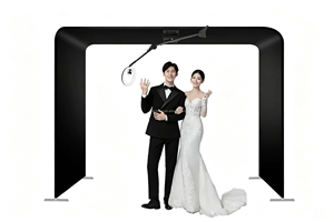 Macchina per Cabina Fotografica con Telecamera a 360 Gradi <span class=keywords><strong>Danda</strong></span> Modello Overhead-01, Struttura in Metallo e Alluminio, Controllo Cablato AC 110-240V - Product Image 6
