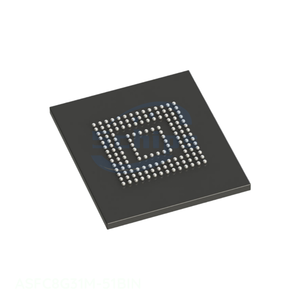 153 VFBGA ASFC8G31M-51BIN ชิ้นส่วนวงจรอิเล็กทรอนิกส์หน่วยความจำ ของแท้ บริการครบวงจร - Product Image 1