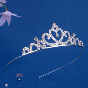 Pageant brillant Cronas De Reinas couronne 12cm diadèmes délicats diadème de mariage casque de mariée alliage strass accessoires de mariage - Product Image 3