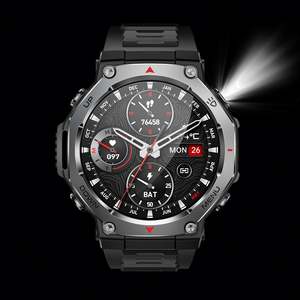 Reloj Inteligente KT85 para Hombre con Linterna, Resistente al Agua 50M, Batería de Larga Duración, +100 Modos Deportivos, Monitor de Actividad para Exteriores - Product Image 5