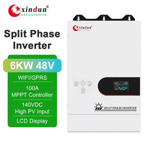 Technologie de pointe à bas <span class=keywords><strong>prix</strong></span> 8kw 8.2 Kva 4500w onduleur solaire hybride onduleur de batterie à phase divisée photovoltaïque 5kw 120v/240v - Product Image 1