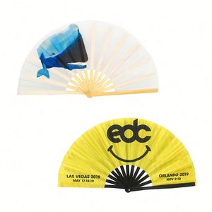 Abanicos de Mano de Madera al por Mayor, Abanicos Plegables Personalizados, Abanicos Plegables con Sublimación Publicitaria - Product Image 5