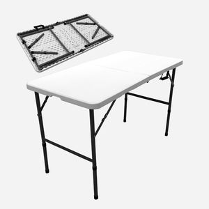 Promoção Mesa Plástica Dobrável Mais Barata de 122cm para Uso Interno e Externo - Product Image 4