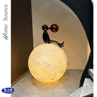 Moderne Kunst Leuchtende Glas-Stahlkugel Bodenornament Seifenblasen-Skulptur für Wohnzimmer Bar Luxuriöse Atmosphäre